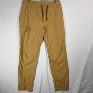 REI Co-op Sahara Path Pants Mens 31x29 Tan Brown Hiking Outdoor Travel Stretch